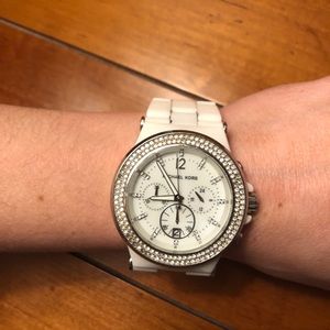 Michael Kors White Watch.